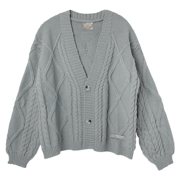 NEW Taylor Swift Authentic The Tortured Poets Department Gray Cardigan Sweater S - Picture 1 of 7